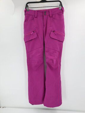 Burton ski Pants Womens xs L32 Gloria Insulated Snowboard Bootcut Cargo vented